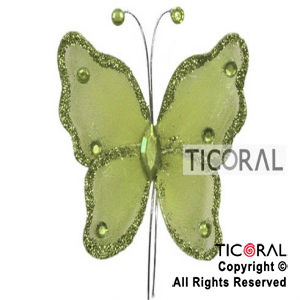 MARIPOSA HS4249-8 VERDE 9X8.5CM x 6